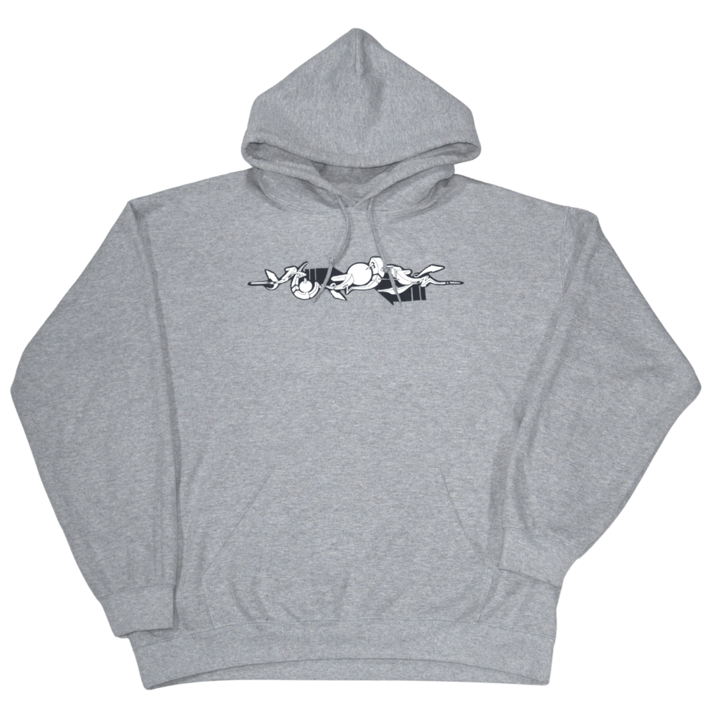 Hellgrau Elektro Hoodie