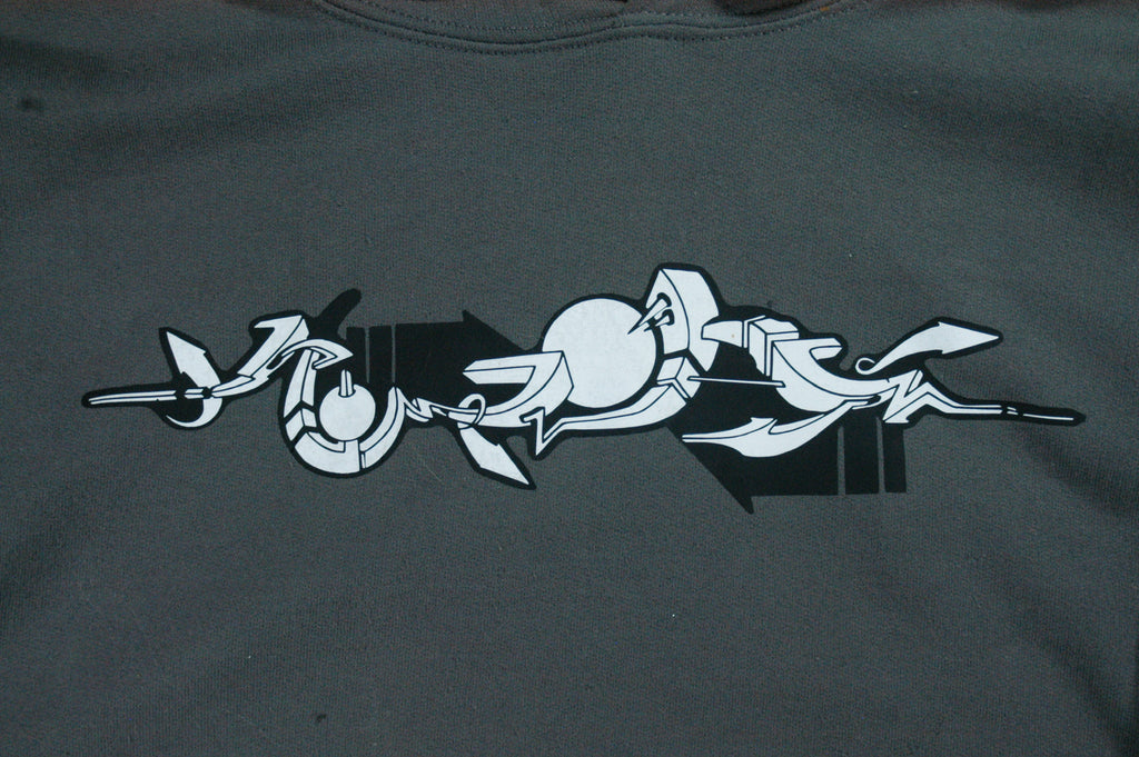 Anthrazit Elektro Hoodie