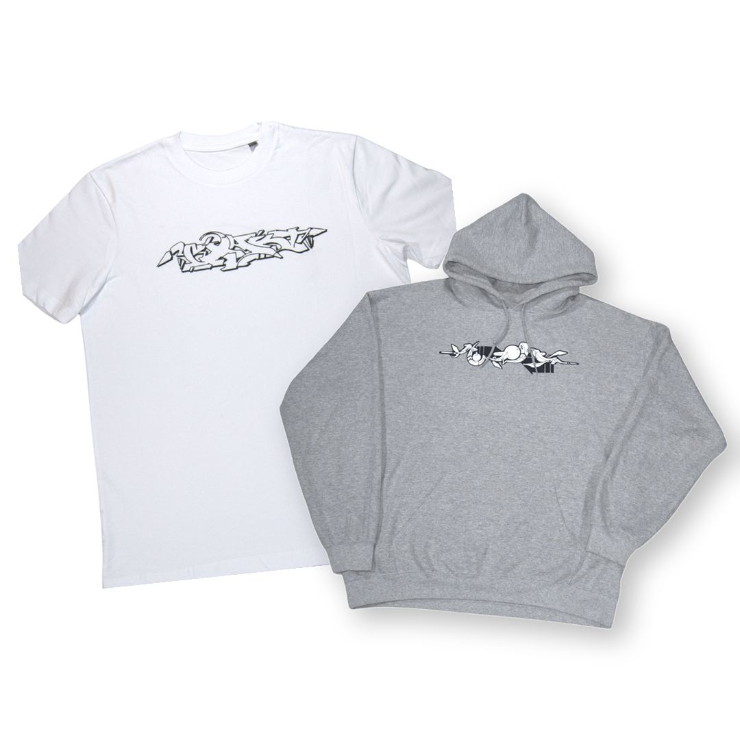 Fit Komplett Bundle — Red Amsterdam Shirt und Anthrazit Elektro Hoodie (Platzhalterbild)