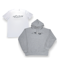 Fit Komplett Bundle – Black Amsterdam Shirt und Hellgrau Elektro Hoodie