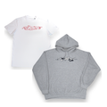 Fit Komplett Bundle – Red Amsterdam Shirt und Hellgrau Elektro Hoodie